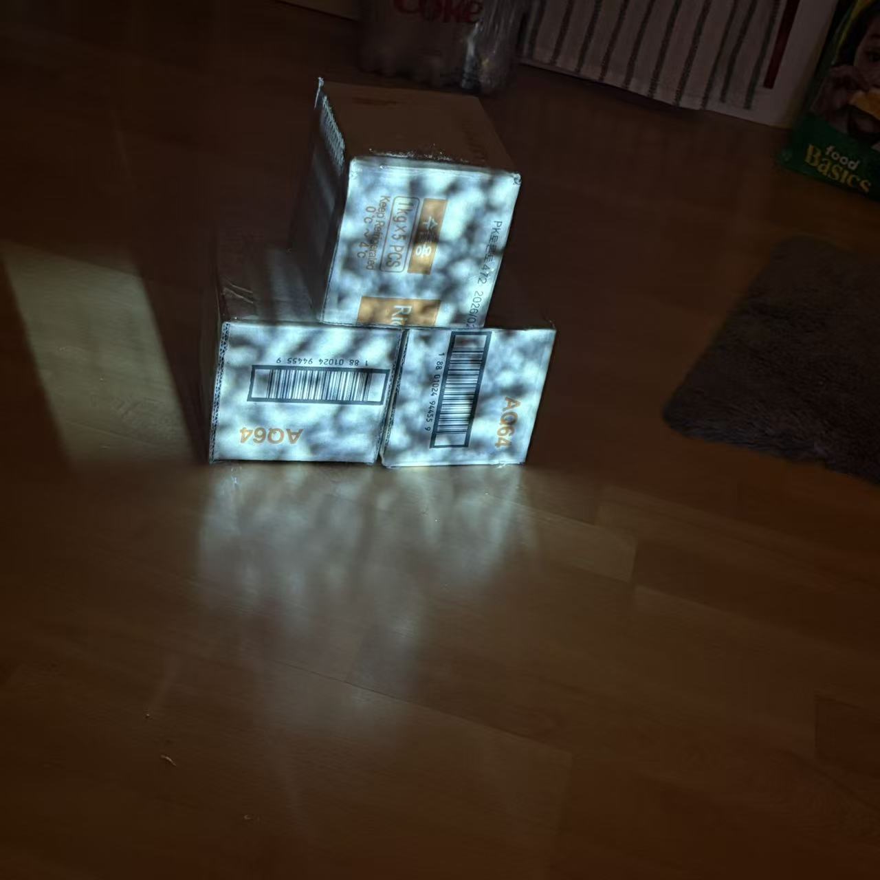 Appearance of noise patterns under projection.